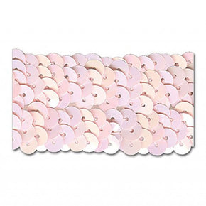 PINK IRIS 1-1/4 INCH (3 ROW) STRETCH SEQUIN-NEW!!!! LOW PRICE