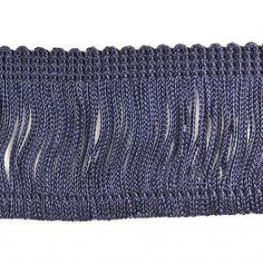 Trimplace Navy 2" Rayon Chainette Fringe