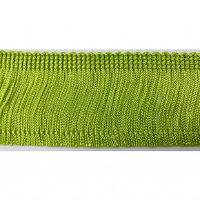Trimplace Lime 2" Rayon Chainette Fringe