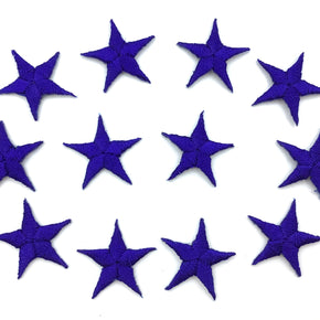 Royal 7/8" Star Iron-on Embroidered Applique