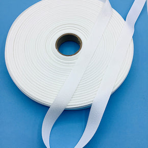 White 3/4" 100% Polyester Twill Tape