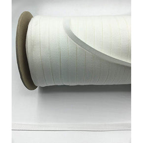 Trimplace White 3/8 Inch 100% Cotton Twill Tape