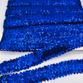 Trimplace Royal 1-1/2" (4 Row) Stretch Sequin