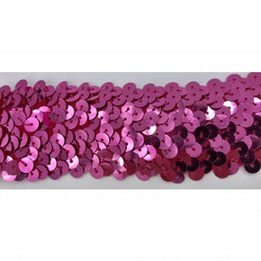 Trimplace Candy Pink 1-1/2" Stretch Sequin