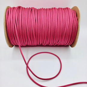 HOT PINK  3/16" RAYON BOLO CORD