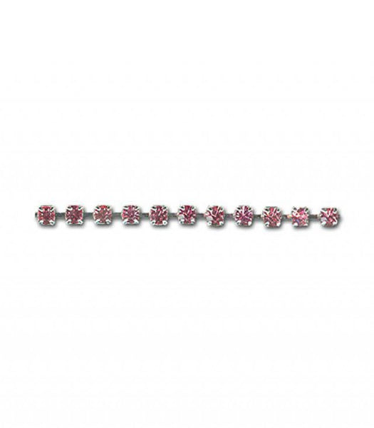 SILVER/CRYSTAL 1/8 INCH RHINESTONE TRIM - Trimplace LLC