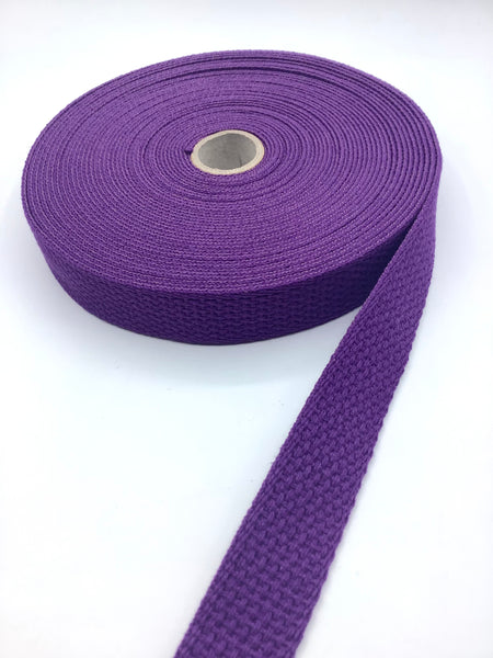 Purple Violet Cotton twill tape( 1/2, 3/4, 1, 1 1/2, 2) - PetiteCocoCrafts  Signature cotton ribbon collection (TRIM BASIC 10)