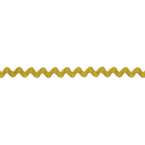 Canary 1/2" (12mm) Ric Rac Trim – Polyester Zig Zag for Sewing, Crafts, Apparel & DIY Decorations
