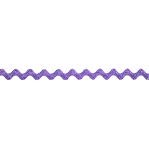 Lavender 1/2" (12mm) Ric Rac Trim – Polyester Zig Zag for Sewing, Crafts, Apparel & DIY Decorations