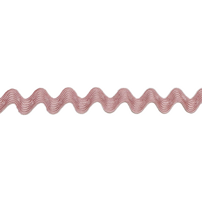 Pink 5/8" (16mm) Rayon Ric Rac Trim – Decorative Zig Zag Ribbon for Sewing, Crafts, Costumes & Home Décor – 11 Colors – 15 Yards or 30 Yards
