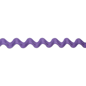 Lilac 5/8" (16mm) Rayon Ric Rac Trim – Decorative Zig Zag Ribbon for Sewing, Crafts, Costumes & Home Décor – 11 Colors – 15 Yards or 30 Yards