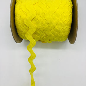 Canary 1-1/8" 100% Cotton Jumbo Ric Rac - 10 Yards