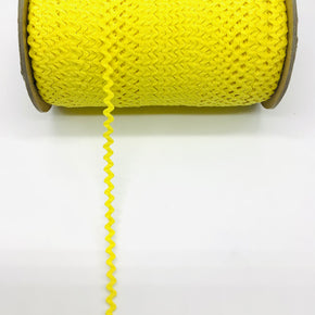 Canary 1/4" 100% Cotton Ric Rac