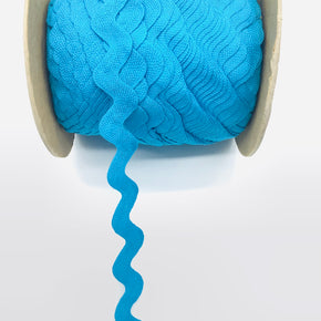 Turquoise 1-1/8" 100% Cotton Jumbo Ric Rac - 10 Yards