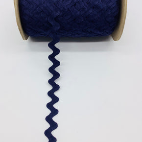 Dark Navy 5/8" 100% Cotton Ric Rac