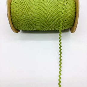 Avocado 5/16" 100% Cotton Baby Ric Rac