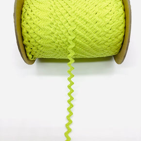 Chartreuse Green 1/2" 100% Cotton Ric Rac