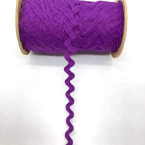 Purple 3/4" 100% Cotton Ric Rac - 25 Yards