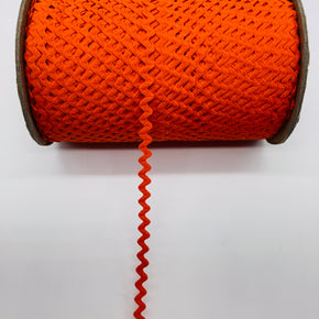 Orange 5/16" 100% Cotton Baby Ric Rac