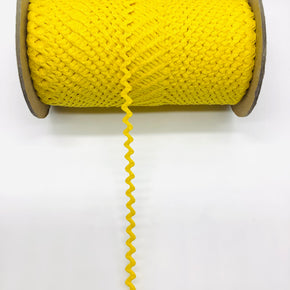 Yellow 5/16" 100% Cotton Baby Ric Rac