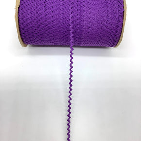 Purple 1/4" 100% Cotton Ric Rac