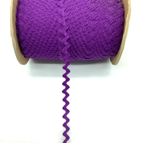 Purple 1/2" 100% Cotton Ric Rac