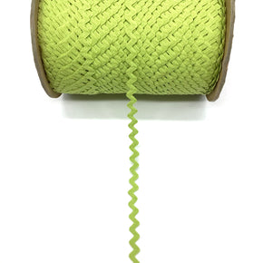 Lime Ice 3/8" 100% Cotton Ric Rac - 25 Yards