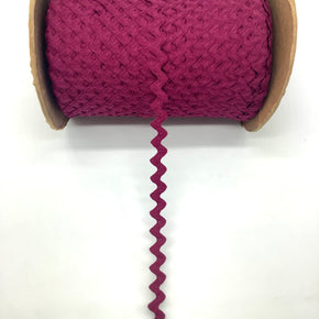 Wine 9/16" 100% Cotton Ric Rac