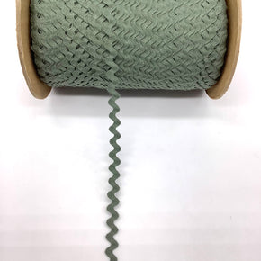 Slate 3/8" 100% Cotton Ric Rac - 25 Yards
