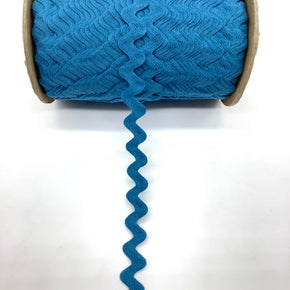 Teal Blue 3/4" 100% Cotton Ric Rac - 25 Yards