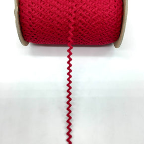 Red 5/16" 100% Cotton Baby Ric Rac