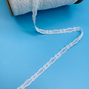 White 5/8" Daisy Galloon - 18 Yards