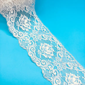Lt. Natural 5" Rose Lace - 10 Yards