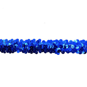 Royal 7/8" (22 mm) 2-Row Stretch Sequin Trim – 12 Yards | Elastic Glitter Sewing Trim for Costumes, Crafts & Décor