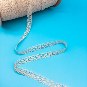 Natural 1-5/8" Cluny Style Raschel Lace Edge - 18 Yards