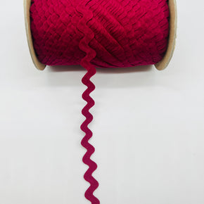 Cranberry 5/8" 100% Cotton Ric Rac