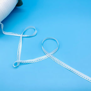 White 7/16" Pico Edge Lace - 18 Yards