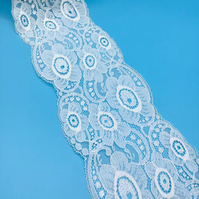 Off White 4-1/4" Vintage Rounded Floral Galloon - 8 Yards