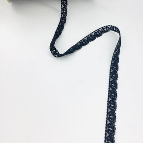 Black 1/2" Pretty Lace - 18 Yards