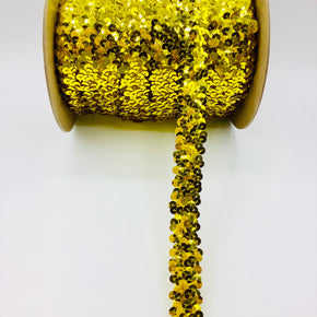 Trimplace Chartreuse 7/8" (2 Row) Stretch Sequin