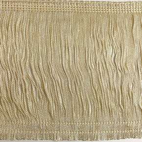 Trimplace Ivory 6" Rayon Chainette Fringe