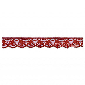 1-1/4 INCH RED LACE