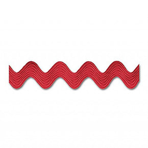 RED 1/2" MIDDY RIC RAC
