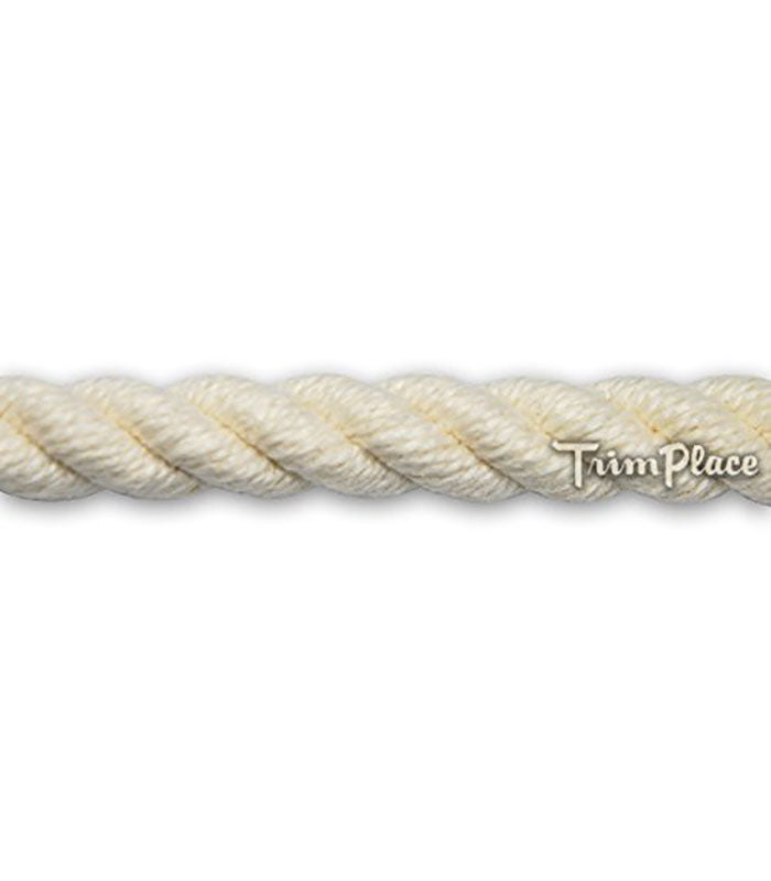 NATURAL 3/8 COTTON ROPE - Trimplace LLC