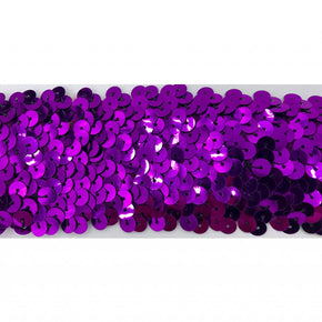 Trimplace Purple 2" Stretch Sequin