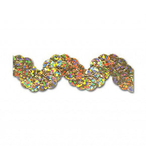 GOLD HOLOGRAM 5/8 INCH SEQUIN RIC RAC