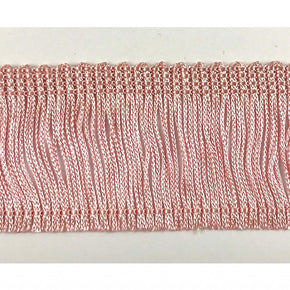 Trimplace Pink 2" Rayon Chainette Fringe