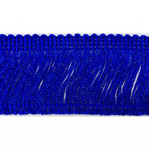 Trimplace Royal Blue Metallic 2" Chainette Fringe