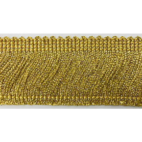 Trimplace Gold Mettalic 2" Chainette Fringe