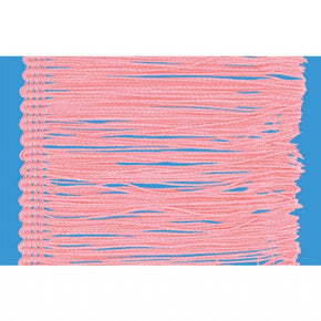 Pink 4" Rayon Chainette Fringe